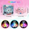 Jovicos Light Up Bath Toys, Octopus Sensory Baby Bath Toys, Automatic Induction Spray Water Toys, Bath time shower toys Gifts for Baby Girls Boys （PINK）