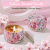 Birthday Pamper Gifts For Women, Sakura Skin Care Sets & Kits For Teenage Girls, Presents For Friend Mum Sister, Relaxation Bath Ladies Gifts Care Package Valentines Gifts for Her, Mothers Day Gifts