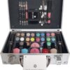 BCT-Kosmetik 52 Piece Vanity Case Make Up Set Storage Box Beauty Cosmetic Gift Travel Make Up Carry Box Christmas