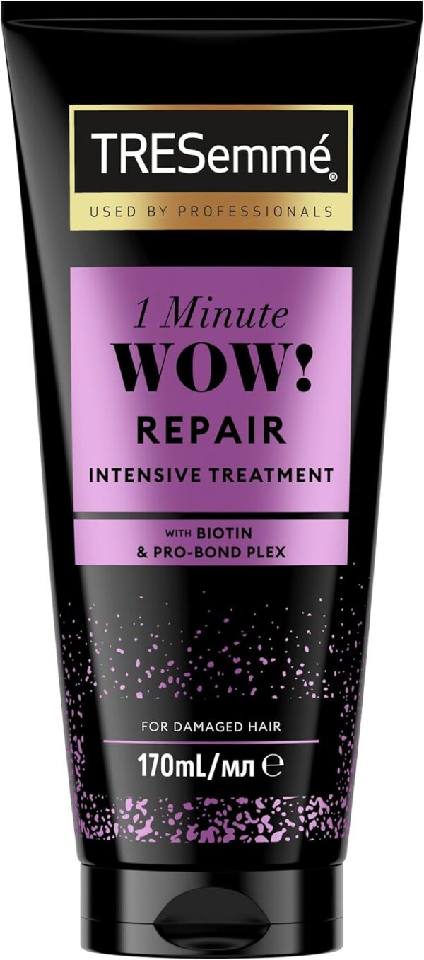 TRESemme 1 Minute WOW Repair Intensive Hair Treatment with Biotin & Pro-Bond Complex for damaged hair 170 ml