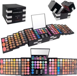 All-in-one Makeup Set Gift, Make-Up Sets, Makeup Kit for Women, Make up Set for Traveling, Long Lasting, Easy to Apply Matte Eye Shadow Palette for the Perfect Look for Day or Night