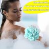 8 PCS Shower Puff Set, Shower Scrunchie Set, Bath Scrunchies Set (30g) for Scrubbing & Exfoliating Multicolor Shower Sponge Comfortable Body Puff Soft Body Loofah Sponge for Men Women & Babies