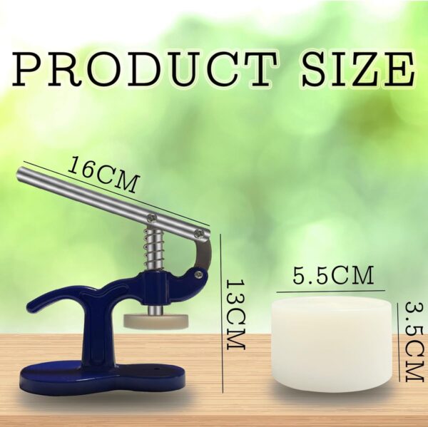 Medonala Bath Salt Steam Press Machine with a Set of Molds，DIY for Bath Bomb,Shower Steamer Maker,Bath Steamer Kit,Shower Tablets Steamer Press