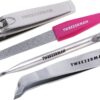Tweezerman Mini Nail Rescue Kit - Travel Small Manicure Set with Mini Fingernail Clipper, Pushy & Nail Cleaner, Cuticle Nipper, and Nail File, Ideal for Travel and All Your Nail Care Needs