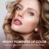 CATKIN Red Glitter Lipstick, Long Lasting, High Impact, Moisturizing Formula, enriched with Avocado Oil and Vitamin E, 3.2g