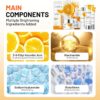 Xumann 7PCS Vitamin C Skincare Gift Set for Teen Girl, Skin Care for Teenage, Cleanser Toner Moisturiser Set for Women