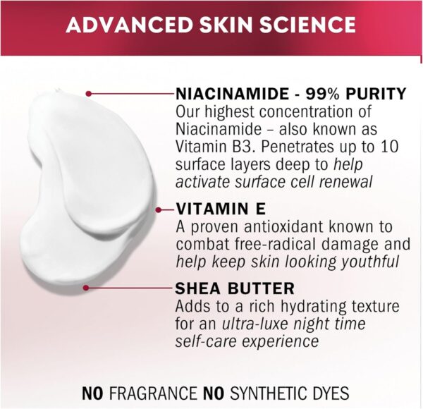 Olay Regenerist Niacinamide Day Cream Face Moisturiser SPF 30, Skincare with Niacinamide 99% Purity, Antioxidant Vitamin E. Anti Aging Skin Care: Renews, Firms and Hydrates. Non-Greasy, 50ml