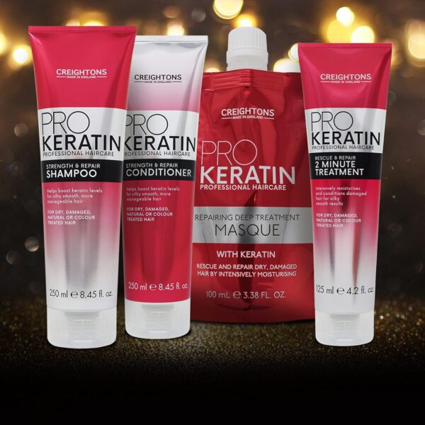 Creightons Pro Keratin Repairing Deep Treatment Masque (100ml) - Formulated with Keratin. Rescue and Repair Dry, Damaged Hair by Intensively Moisturising