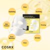 COSRX Advanced Snail Mucin Glass Glow Hydrogel Face Masks Skincare, Collagen Face Mask, Overnight Peel Off Korean Face Mask for Hydration Boost, Glass Skin Face Mask Korean Skincare, Pack of 3