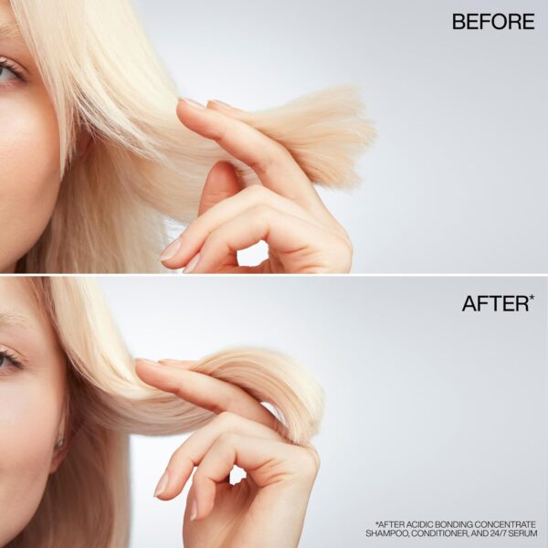 Redken Acidic Bonding Concentrate 24/7 Night and Day Hair Serum, Repairs & Strengthens, Bond Repair For Damaged Hair 100ml