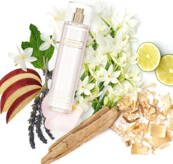 Lovely By SJP Body Mist For Women-Classically Charming, Ultra-Glamorous Scent-Silky White Amber Fragrance With Powdery, Intimate Notes-Citrus, Lavender, And Musk 250 ml (Pack of 1)