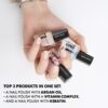 Nail Care Power Trio for strong, healthy, and nourished nails vitamin therapy Argan Power A, E, and F Vitamin Complex Keratin Serum protective shield Emi Nail Therapy System
