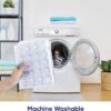 MOONLIGHT20015 Shower Bath Mat Non Slip Anti Mould & Mildew with Strong Suction Cups Grip and Drain Holes Soft Rubber Shower Mats - PVC Bathroom Mat Machine Washable (70x38cm, Clear)