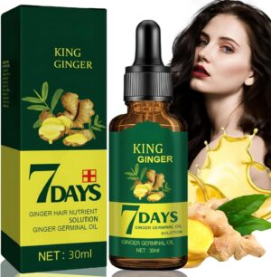 Ginger Anti Hair Loss 7 Days Oil,Ginger Hair Growth Oil,Hair Loss Treatment for Women,Hair Growth Serum,Repair Damaged Hair,Ginger Hair Growth Germinal Oil,Hair Strengthening Products,Hair Thickening