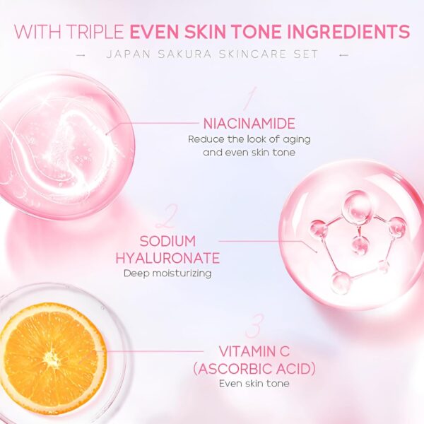 71R6m3WssQL._AC_SL1500_.jpg LAIKOU Skin Care for Teenage Girls, Sakura Skincare Set, Pamper Sets for Women Gifts, Facial Skin Care Sets & Kits - Toner,Cleanser,Face Serum,Cream,Sleep Mask,Eye Mask,Mud Mask,Lip Mask, 24PCS