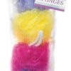 Elysium Spa Pack of 4 Mesh Exfoliating Bath And Shower Body Puff Sponges