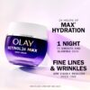 Olay Retinol 24 MAX Night Cream Face Moisturiser, Skincare with Antioxidant Vitamin E, 40% Glycerin Overnight Anti Aging Skin Care: Smooths, Renews and Hydrates, 50ml (vs Retinol24 Night Cream)