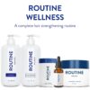 Routine Wellness Anti-Thinning Shampoo and Conditioner Set for Thinning Hair - Biotin DHT Blocker Women & Men - Color Safe Shampoo for Hair Loss & Healthier Growth - Coconut & Vanilla (Pack of 2)