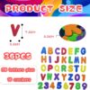 36 Pcs Bath Letters And Numbers, Learn Baby Foam Bath Letters And Numbers, Removable Educational Alphabet Toys, Preschool Children'S Learning Toys, for Bathroom, Baby Shower, Toddlers Kids Toy