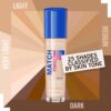 71S5HVbaS8L._AC_SL1500_.jpg Rimmel Match Perfection Foundation 010 Light Porcelain, Medium Coverage, 24hr Hydration, No Caking or Creasing, Lightweight, Reduces Imperfections, Invisible Coverage, SPF20, Cruelty Free