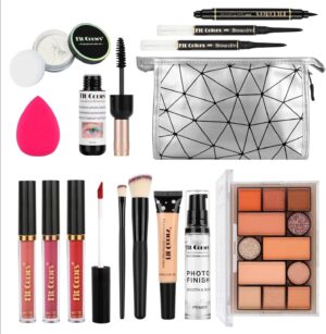 Leogony All in One Makeup Kit for Teenage Girls, Make Up Starter Sets for Teens, Woman Portable Travel Make Up Set