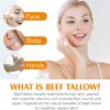 Beef Tallow for Skin,Meifenla Tallow and Honey Cream Natural Tallow Face Moisturizer, Organic Hydrating Beef Tallow Balm Deeply Moisturizing for Face & Body Skin Care