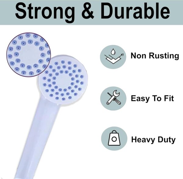 Home Flair Portable Shower | Push On Tap Shower Head and Hose | Shower Attachment for Bath Taps | | Dog Shower | Camping Shower (1.5M Long Will Fit a 2cm Wide Hot & Cold Tap)