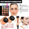 Professional All in one Makeup Set, Fenshine Cosmetic Make Up Starter Kit With Storage Bag Portable Travel Make Up Palette Eyeshadow Foundation Lip Gloss for Teenage & Adults (30PCS)
