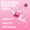 Maybelline New York Grippy Serum Makeup Primer, Glides On Like A Serum, Up To 24H Wear, Instantly Plumps & Hydrates Skin, +2% Niacinamide, Water-Based Formula, Suitable For All Skin Types (30ml)