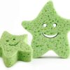 Kids Bath Sponge - Soft Wood Pulp Sponge Body Wash Scrubber,Cute Dead Skin Remover Body Scrubber Bath Rub Shower Brush for Children Kids Baby Toddler