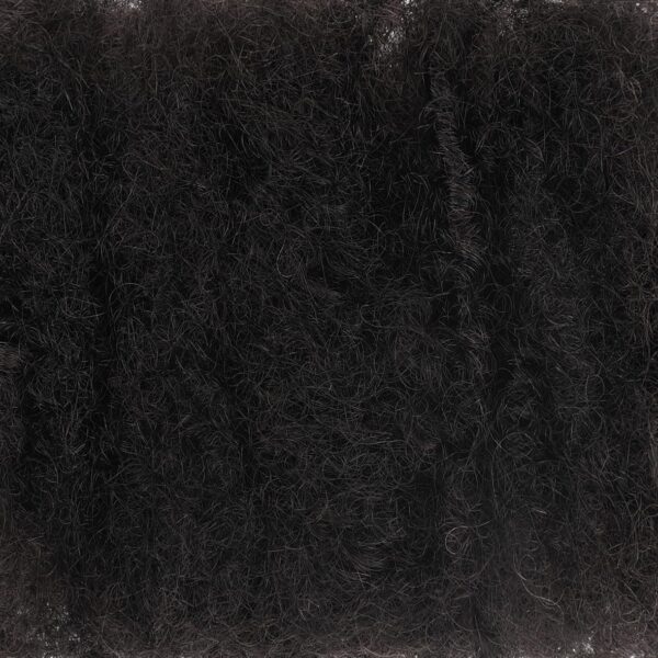 Kackanaa 16 Inch Afro Kinky Curly Human Hair Bulks for Dreadlock Extensions 1 Pack Marley Twist Hair Bulk for Mini Twist Repair Locs Springy Afro Twist Human Hair Bulk, 30g /Pack