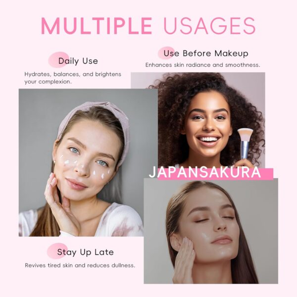 71TzfxdcLPL._AC_SL1500_.jpg LAIKOU Skin Care for Teenage Girls, Sakura Skincare Set, Pamper Sets for Women Gifts, Facial Skin Care Sets & Kits - Toner,Cleanser,Face Serum,Cream,Sleep Mask,Eye Mask,Mud Mask,Lip Mask, 24PCS