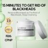 LANBENA Blackhead Mask (30g), 60 Pieces Nose Pore Strips, Note: Cream Goes Dry out/Gunk below 25 Degrees, Place Bottle in Boiling Water to Soften