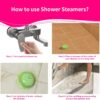 24 pcs Shower Steamers Aromatherapy Shower Tablets, Stress Relief and Luxury Self Care,Vegan Organic Shower Bomb Set, Pampering Birthday Relaxing Presents Hampers for Women Mum