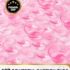 HITSLAM Oval Bath Mat Non Slip Anti Mould, 68 x 38 CM Anti Slip Shower Mat for Bathroom, Machine Washable Bubble Bathtub mat with Suction Cups and Drain Holes, Soft on Feet, Pink