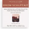 Revolution Beauty London, Brow Sculpt Kit, Medium, 3 Shades, 2.2g