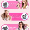 Wavytalk Hair Dryer, Blown Away Ionic Hair Dryer for Curly Hair with Diffuser, 1875W Fast Drying Blow Dryer with Ceramic Technology, 3 Attachments for All Hair Types, Light and Quiet, Rose Gold