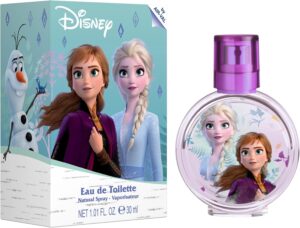 Disney Frozen Eau de Toilette Natural Perfume Spray, Vegan and Dermatologically tested EDT fragrance Spray for Kids, 30ml