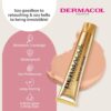 Dermacol Mini Full Coverage Foundation 13g, Liquid Matte Makeup with SPF 30, Waterproof Foundation for Oily Skin, Acne & Under Eye Bags, Long-Lasting Makeup Products Shade - 211