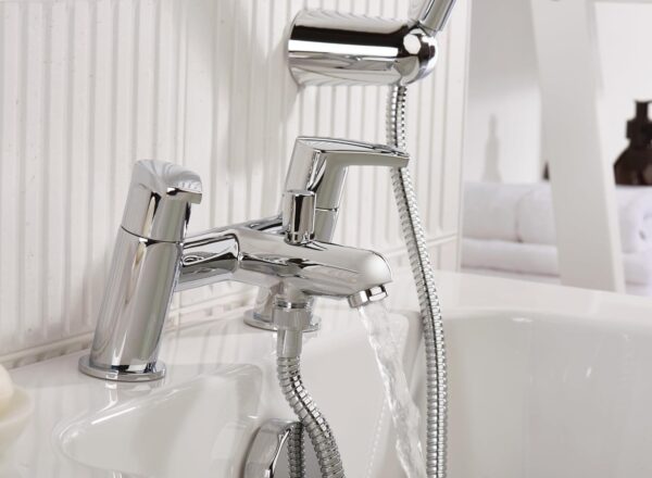 Bristan OR BSM C Orta Bath Shower Mixer - Chrome Plated