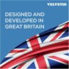 VELVETIO Bathtub Mat Non Slip - 70x38cm Medium Long Shower Mats Non Slip Anti Mould, Anti Slip Bath Mats with Suction Cups and Drain Holes, Machine Washable, Grey