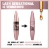 Maybelline New York, Volume Mascara, Lash Sensational, Colour: Very Black, 9.5 mL