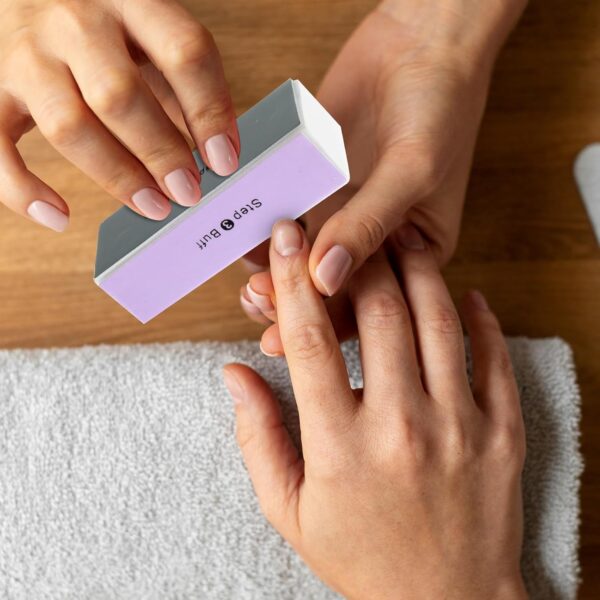 12Pcs Nail Buffer Block, 4-Way Sponge Buffer Block Professional Manicure Tools Kit for Shine Polisher Nail Buffing Rectangular Art Care Buffer Block Tools for Smooth Glossy Nails