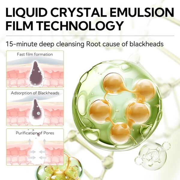 LANBENA Blackhead Mask (30g), 60 Pieces Nose Pore Strips, Note: Cream Goes Dry out/Gunk below 25 Degrees, Place Bottle in Boiling Water to Soften