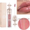 Tinted Lip Balm,Lipstick Lipgloss Waterproof Long Lasting Lipstick for Lip Plumper Gloss And Makeup,Liquid Blush Lip Tint Gift (Milky Peachy Pink, One Size)