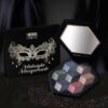 TINTARK Black Eyeshadow Palette Makeup, Dark Brown Smokey Eye Shadow Pallets for Halloween Goth Make up, Glitter Shimmer Matte Eyeshadow 21 Colors, Talc Free -Midnight Masquerade