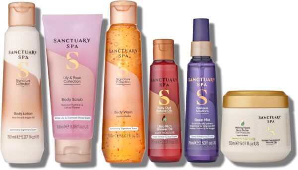 Sanctuary Spa Spa Day Discovery Gift Set, Vegan, Gift For Women, Birthday Gift, Womens Gift Sets, Self Care Gift