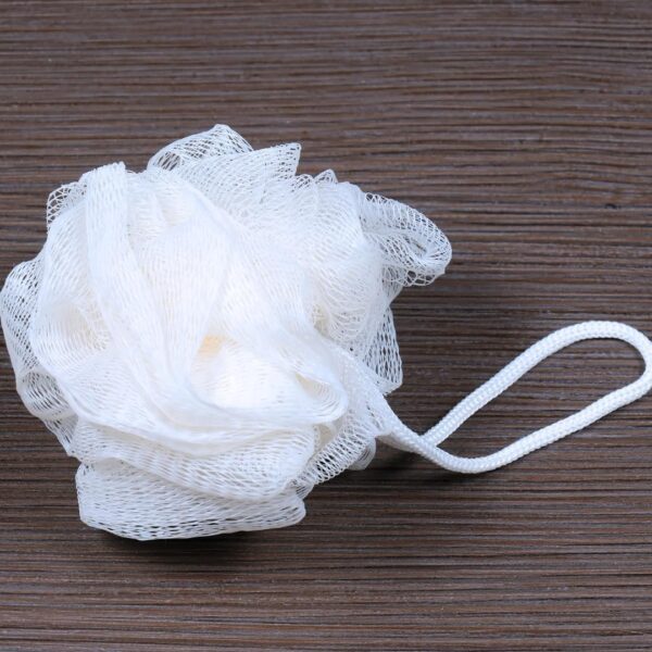 Manicare Exfoliating Body Puff, Mesh Pouf Sponge, Body Scrubber, Bath, Shower Ball, Cleansing, Washing, Loofah, Good For Circulation, Cellulite And Dry Dead Skin, Ingrown Hair Treatment, Tan Remover