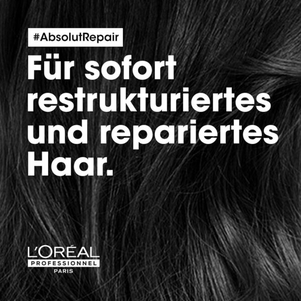 L'Oréal Professionnel Repairing Hair Mask for Damaged and Dry Hair, with Quinoa, Series Expert, Absolut Repair Gold Mask, 250 ml