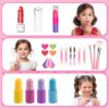Kids Makeup Sets For Girls, 48pcs Washable Make Up Set with Glitter Lipstick, Eye Shadow, Costume Accessories, Childrens Games Toy Presents for Christmas Birthday, 3-12 Year Old Girls Gift (48)